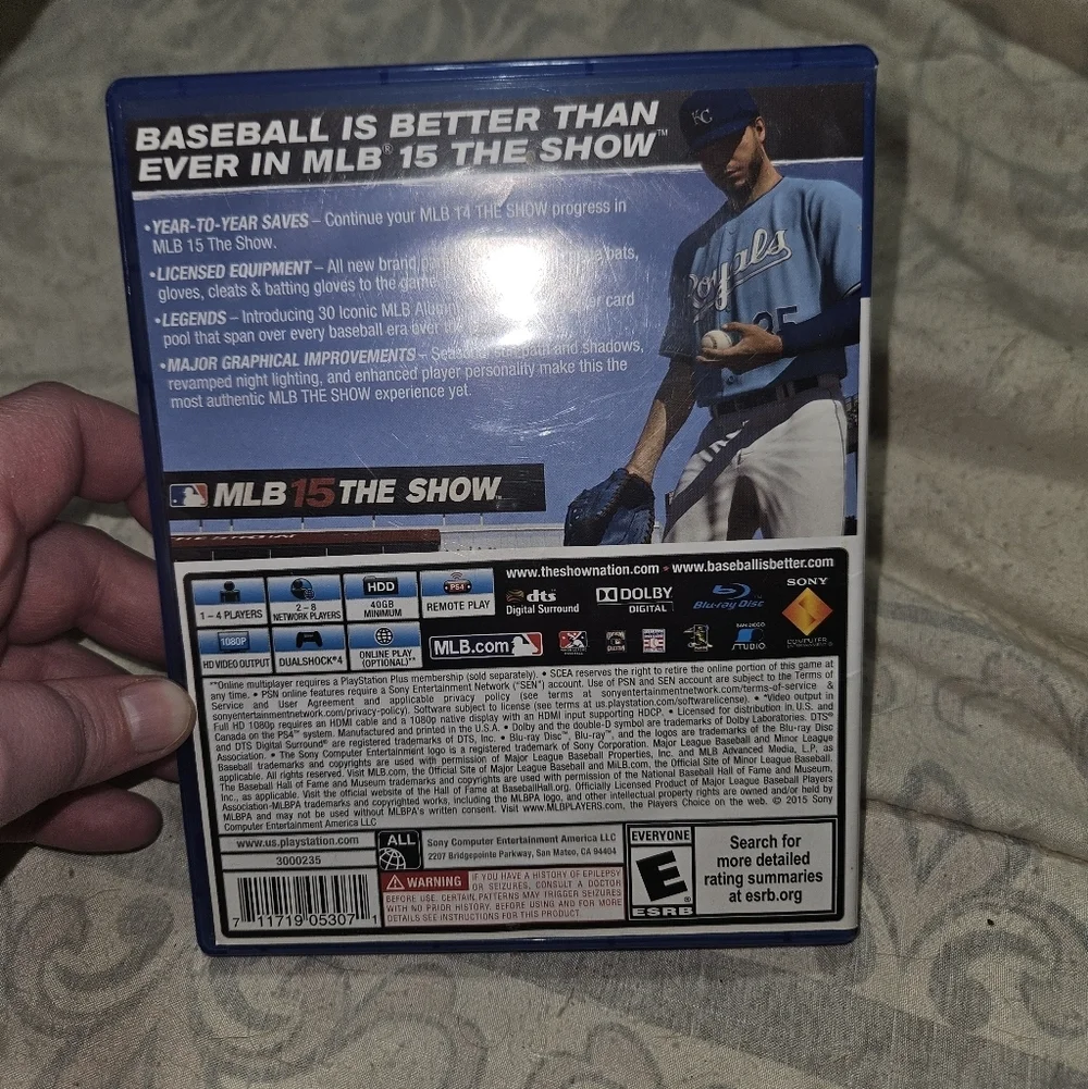 MLB The Show 15 PS4 Yasiel Puig Cover - Original Case!